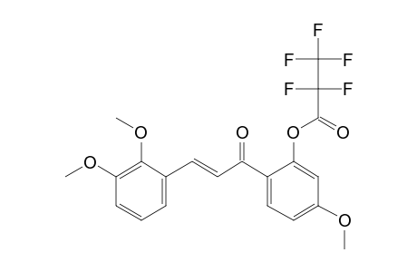 2'-Hydroxy-2,3,4'-trimethoxychalcone, pentafluoropropionate