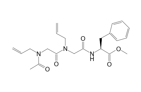 N-Acetyl-N-allylglycine-phenylalanine - methyl ester