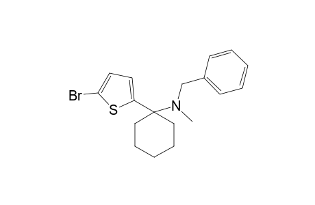 N-[1'-(5"-Bromo-2"-thienyl)-1'-cyclohexyl]-N-(benzyl)methylamine