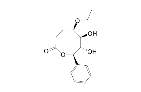 (+)-Almuheptolide-B [(4R,5R,6R,7R,8R)-5-ethoxy-6,7-dihydroxy-8-phenyl-1-oxaoctan-2-one]