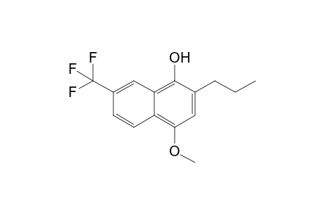 7-Trifluoromethyl-4-methoxy-2-propylnaphthalene-1-ol