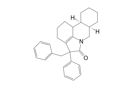4-BENZYL-4-PHENYL-1,2,3,4,7,7A,8,9,10,11,11A,11B-DODECAHYDROPYRROLO-(3,2,1-DE)-PHENANTHRIDIN-5-ONE