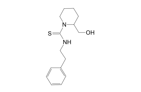 2-(hydroxymethyl)-N-(2-phenylethyl)-1-piperidinecarbothioamide