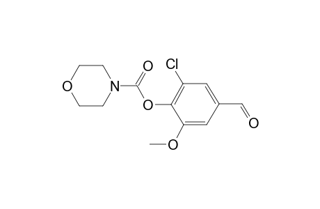 Morpholine-4-carboxylic acid 2-chloro-4-formyl-6-methoxy-phenyl ester