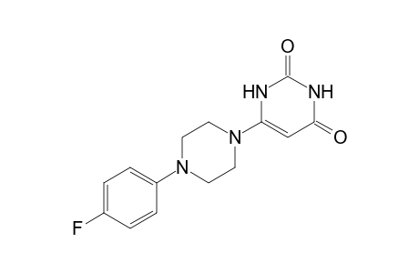 6-[4-(4-Fluorophenyl)-1-piperazinyl]uracil