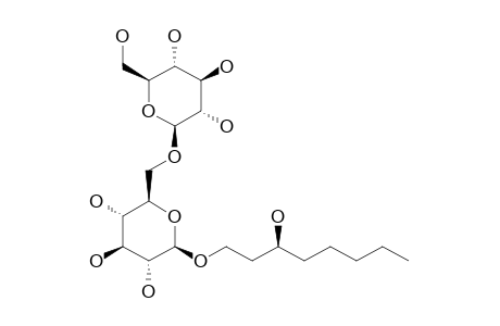 (R)-1-O-BETA-D-GLUCOPYRANOSYL-(1->6)-BETA-D-GLUCOPYRANOSYL-1,3-OCTANEDIOL