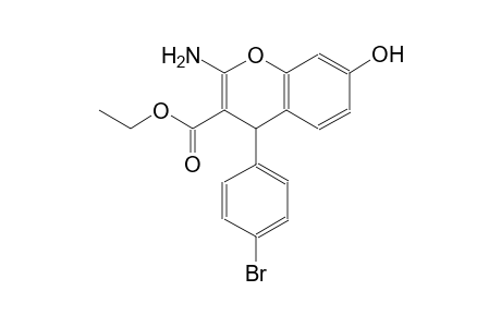 ethyl 2-amino-4-(4-bromophenyl)-7-hydroxy-4H-chromene-3-carboxylate