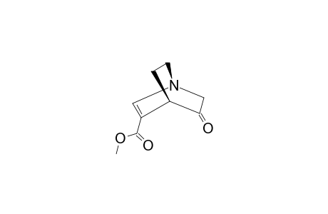 5-OXO-1-AZABICYCLO-[2.2.2]-OCT-2-ENE-3-CARBOXYLIC-ACID-METHYLESTER