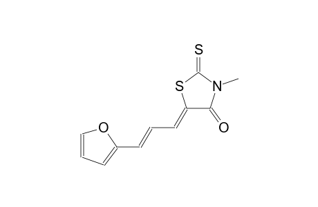 (5Z)-5-[(2E)-3-(2-furyl)-2-propenylidene]-3-methyl-2-thioxo-1,3-thiazolidin-4-one