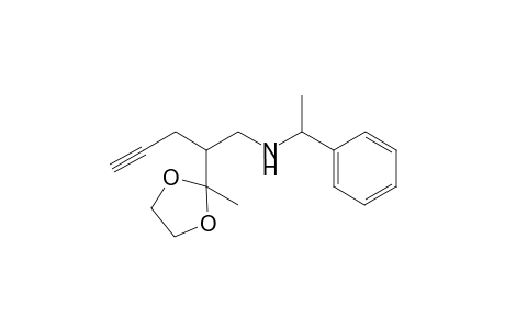 {2-(2-Methyl-[1,3]dioxolan-2-yl)-4-pentynyl}-(1-phenylethyl)amine