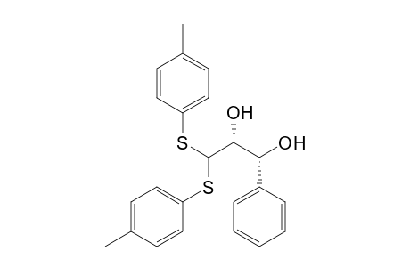 erythro(2R,3R)-3-phenyl-1,1-bis(p-tolylthio)propane-2,3-diol