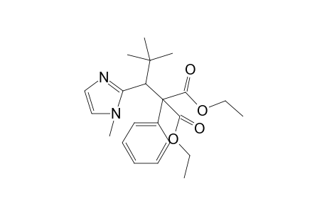 2-[2,2-dimethyl-1-(1-methyl-2-imidazolyl)propyl]-2-phenylpropanedioic acid diethyl ester