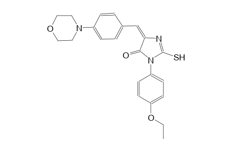 4H-imidazol-4-one, 3-(4-ethoxyphenyl)-3,5-dihydro-2-mercapto-5-[[4-(4-morpholinyl)phenyl]methylene]-, (5E)-
