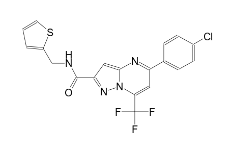 5-(4-chlorophenyl)-N-(2-thienylmethyl)-7-(trifluoromethyl)pyrazolo[1,5-a]pyrimidine-2-carboxamide