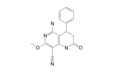 5-AMINO-8-CYANO-3,4-DIHYDRO-7-METHOXY-4-PHENYL-1,6-NAPHTHYRIDIN-2(1H)-ONE