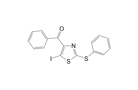 (5-iodo-2-(phenylthio)thiazol-4-yl)(phenyl)methanone