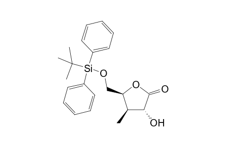 (3R,4R,5S)-5-[[tert-butyl(diphenyl)silyl]oxymethyl]-3-hydroxy-4-methyl-2-oxolanone