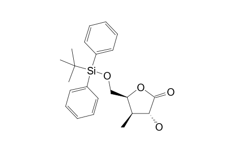 (3R,4R,5S)-5-[[tert-butyl(diphenyl)silyl]oxymethyl]-3-hydroxy-4-methyl-2-oxolanone