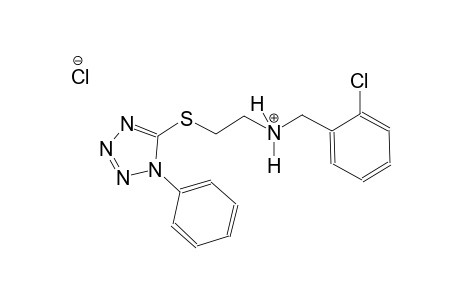 N-(2-chlorobenzyl)-2-[(1-phenyl-1H-tetraazol-5-yl)sulfanyl]ethanaminium chloride