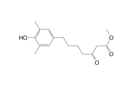 Methyl 7-(3,5-dimethyl-4-hydroxyphenyl)-3-oxoheptanoate
