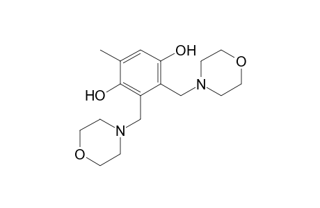 1,4-Benzenediol, 5-methyl-2,3-bis(4-morpholinylmethyl)-