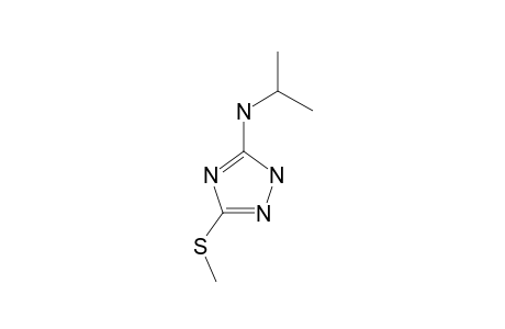 5-Isopropylamino-3-methylthio-1,2,4-triazole