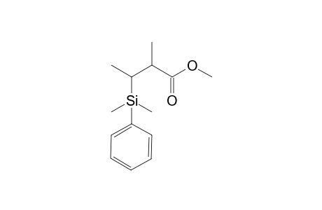 Methyl (2RS,3SR)-3-Dimethyl(phenyl)silyl-2-methylbutanoate