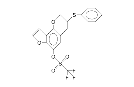 6-Trifluoromethylsulfonyl-3-phenylthio-(2,3,4H)-furo(2,3-H)-1-benzopyran