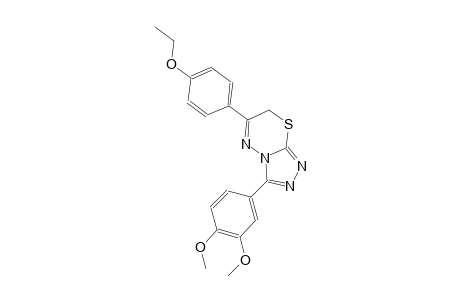 3-(3,4-dimethoxyphenyl)-6-(4-ethoxyphenyl)-7H-[1,2,4]triazolo[3,4-b][1,3,4]thiadiazine
