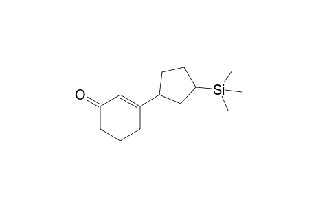 3-(3-Trimethylsilylcyclopentyl)-2-cyclohexen-1-one