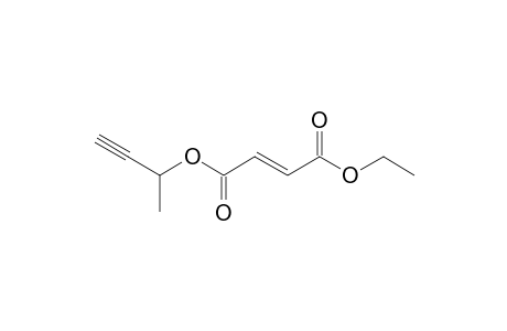 Fumaric acid, but-3-yn-2-yl ethyl ester