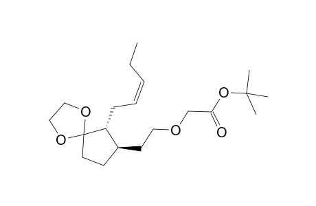 tert-Butyl 2-{2-(2-pent-2-enyl-1,4-dioxaspiro[4.4]nonan-7-yl)ethoxy}acetate