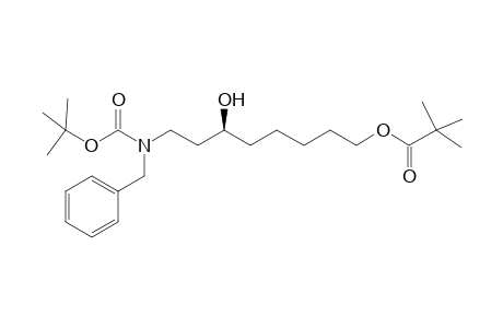 (S)-8-[(N-Benzyl-N-tert-butoxycarbonyl)amino]-6-hydroxyoctyl pivalate