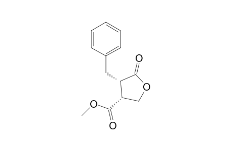 Methyl cis-4-benzyl-5-oxo-3-tetrahydrofurancarboxylate