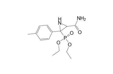 Phosphonic acid, [3-(aminocarbonyl)-2-(4-methylphenyl)-2-aziridinyl]-, diethyl ester