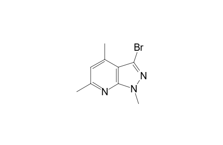 3-BROMO-1-N,4,6-TRIMETHYL-1H-PYRAZOLO-[3,4-B]-PYRIDINE