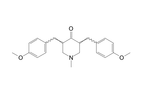 3,5-bis(p-methoxybenzylidene)-1-methyl-4-piperidone