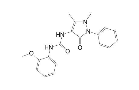 urea, N-(2,3-dihydro-1,5-dimethyl-3-oxo-2-phenyl-1H-pyrazol-4-yl)-N'-(2-methoxyphenyl)-