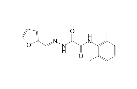 acetic acid, [(2,6-dimethylphenyl)amino]oxo-, 2-[(E)-2-furanylmethylidene]hydrazide