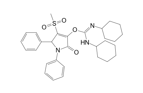 (3-methylsulfonyl-5-oxidanylidene-1,2-diphenyl-2H-pyrrol-4-yl) N,N'-dicyclohexylcarbamimidate