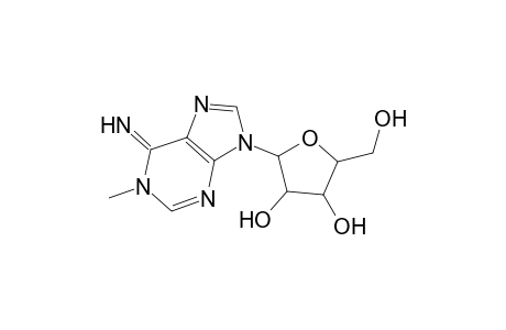 Adenosine, N,6-didehydro-1,6-dihydro-1-methyl-