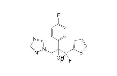 1,1-bis(fluoranyl)-2-(4-fluorophenyl)-1-thiophen-2-yl-3-(1,2,4-triazol-1-yl)propan-2-ol