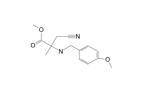 (+/-)-3-CYANO-2-(4-MEYHOXYBENZYLAMINO)-2-METHYLPROPIONIC-ACID-METHYLESTER