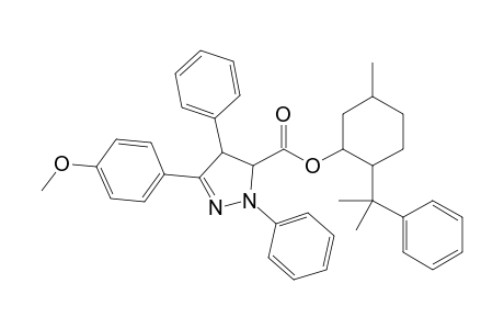8-Phenylmenthyl 4,5-dihydro-3-(4'-methoxyphenyl)-1,4-diphenyl-1H-pyrazole-5-carboxylate
