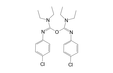 N",N"'-Di(4-chlorophenyl)-N,N-N',N'-tetraethylformamimidic acid anhydride