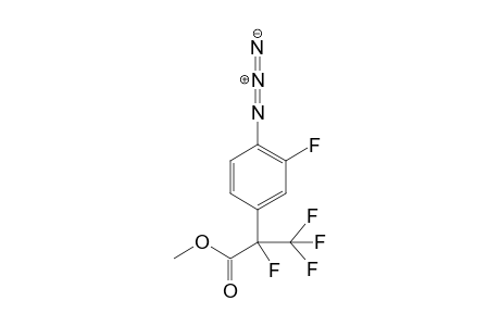 Methyl 2-(4-azido-3-fluorophenyl)-2,3,3,3-tetrafluoropropanoate