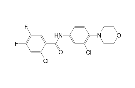 2-Chloro-N-(3-chloro-4-morpholin-4-yl-phenyl)-4,5-difluoro-benzamide