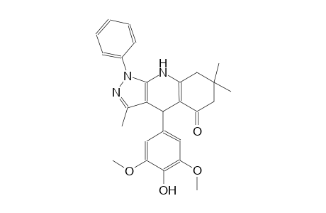 5H-pyrazolo[3,4-b]quinolin-5-one, 1,4,6,7,8,9-hexahydro-4-(4-hydroxy-3,5-dimethoxyphenyl)-3,7,7-trimethyl-1-phenyl-