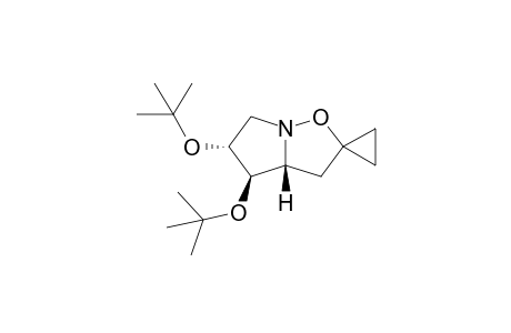 (3aR,4R,5R)-4,5-bis[(2-methylpropan-2-yl)oxy]spiro[3a,4,5,6-tetrahydro-3H-pyrrolo[1,2-b]isoxazole-2,1'-cyclopropane]