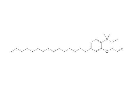 2-Allyloxy-1-(1,1-dimethylpropyl)-4-n-pentadecylbenzene